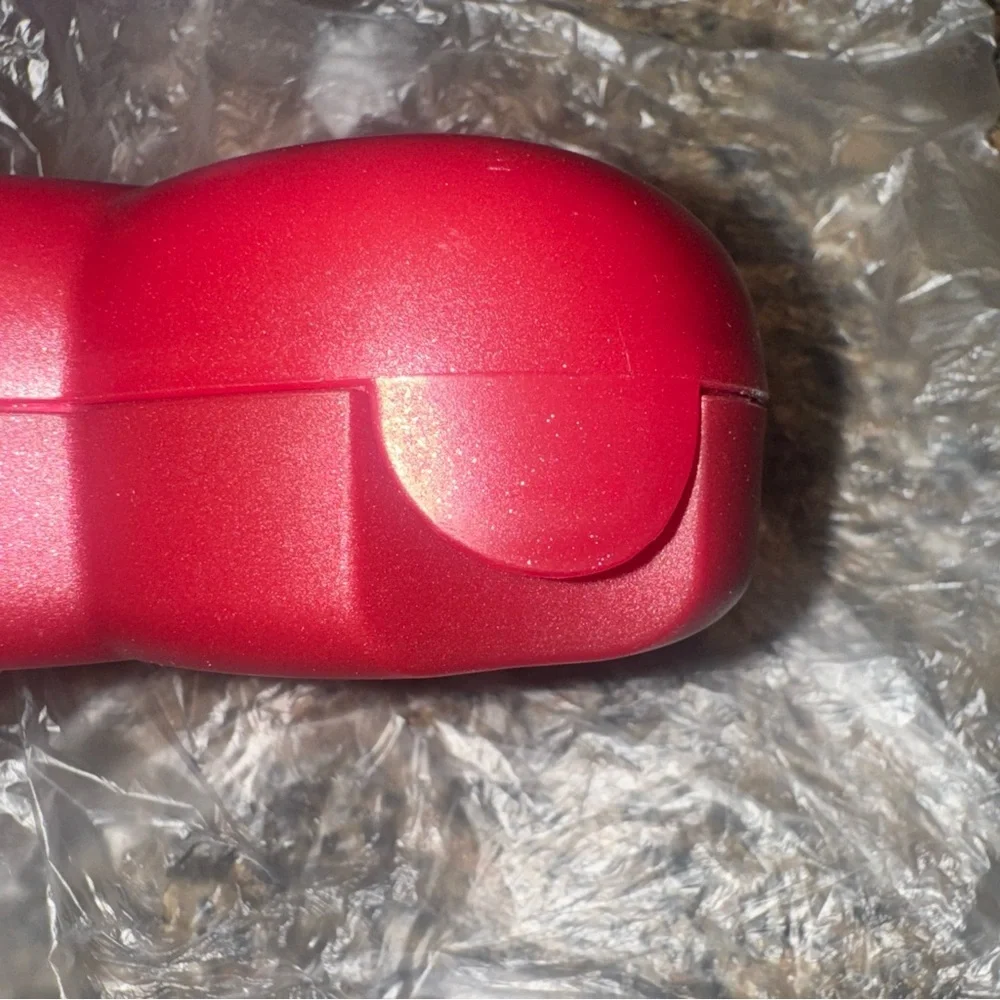 Tupperware Red Heart Hinge Sandwich Snack Container love NO STRAP Glitter new
